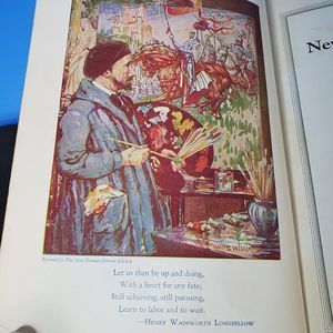 Vintage 1957 Childrens Human Interest Library HB 6 Leaders of All Times Book